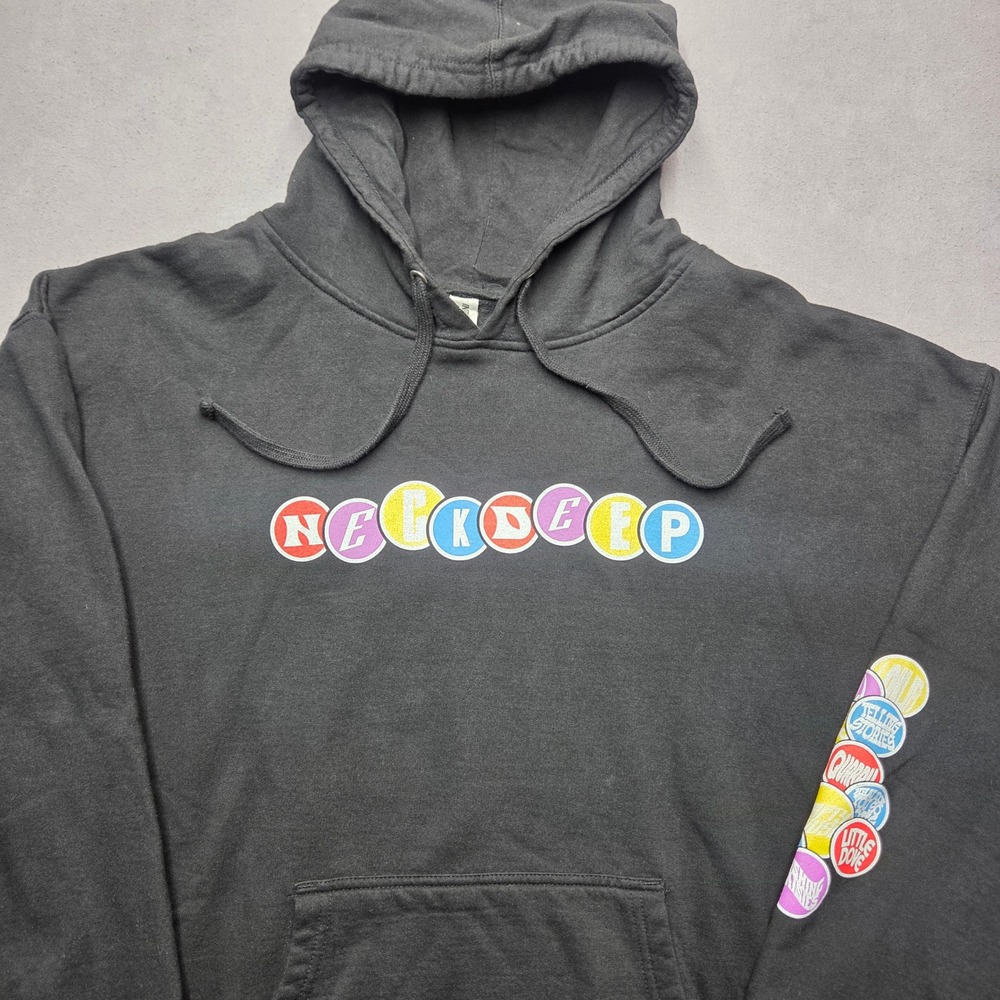 Neck Deep Band Hoodie Black Independent Trading Co SS4500P 2XL Pop Punk Graphic